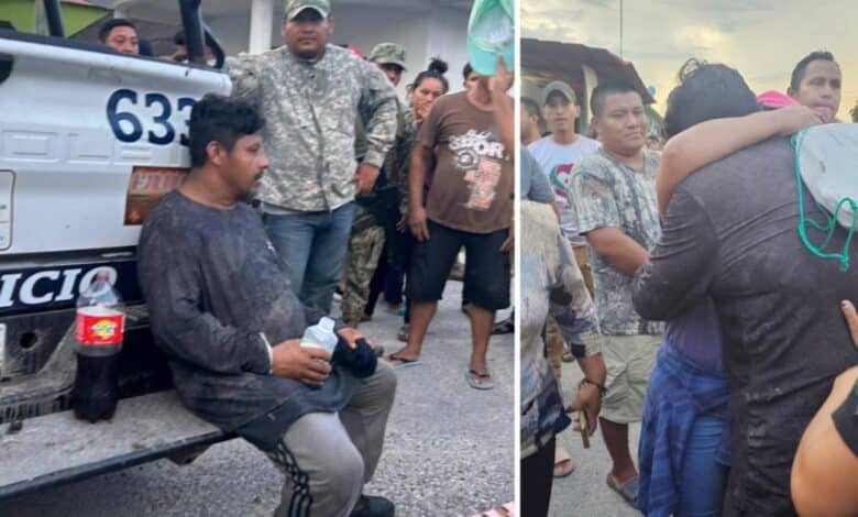 Rescatan a campesino en Escárcega tras cinco días desaparecido