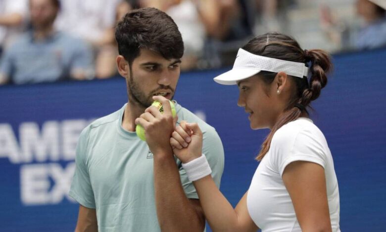 US Open 2025: Carlos Alcaraz y Emma Raducanu eliminados de dobles mixtos