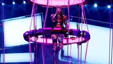 Katy Perry es electrocutada durante su The Lifetimes Tour (Foto de internet)