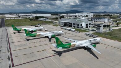 Mexicana de Aviación recibe su tercer avión en el AIFA (Foto de internet)