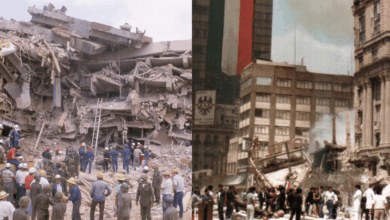 A 40 años del sismo del 85, México conmemora a las víctimas y reflexiona sobre los pendientes en materia de prevención (Foto por Owen Franken-Corbis/La ciudad de México en el tiempo)
