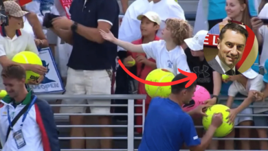 CEO polaco genera polémica por arrebatar gorra a niño en el US Open