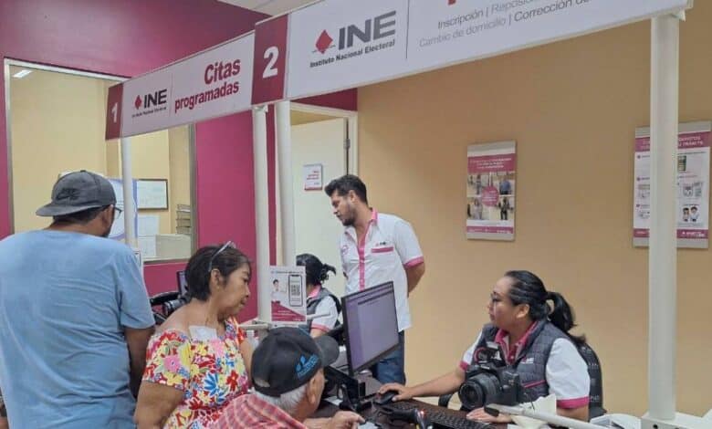 Ciudadanos de Campeche tendrán hasta diciembre para renovar credencial del INE