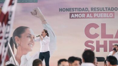 Claudia Sheinbaum destaca modelo social de la 4T en gira presidencial