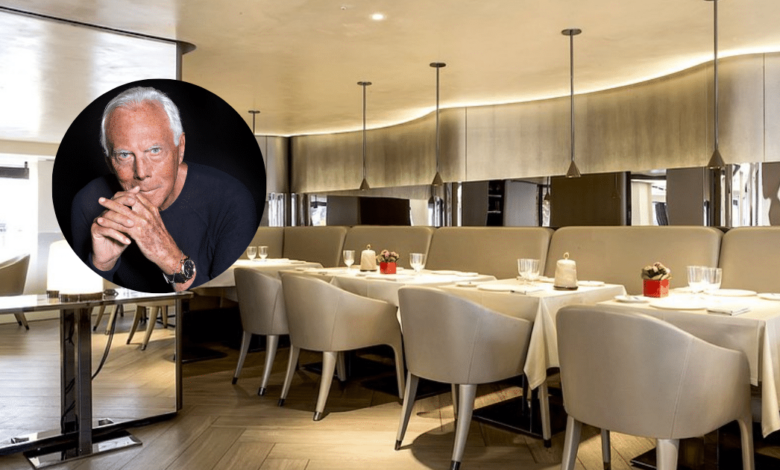 Con estrella Michelin Así es el primer restaurante fundado por Giorgio Armani en París