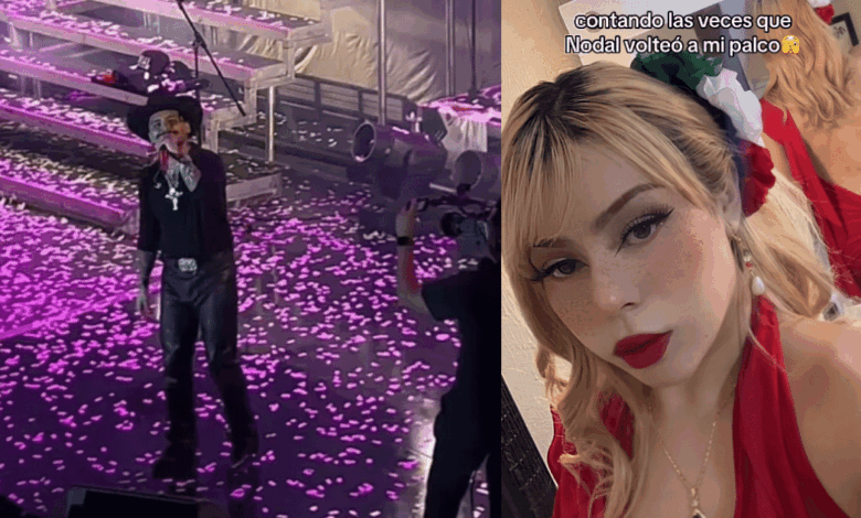 De Morelia a la polémica Fan asegura que Christian Nodal no dejó de mirarla en su concierto, y las redes explotan