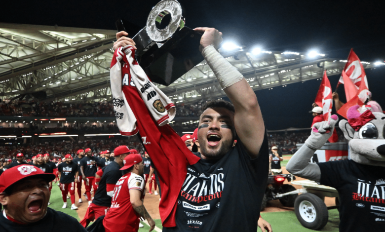Diablos Rojos de México se coronan bicampeones de la Zona Sur de la LMB
