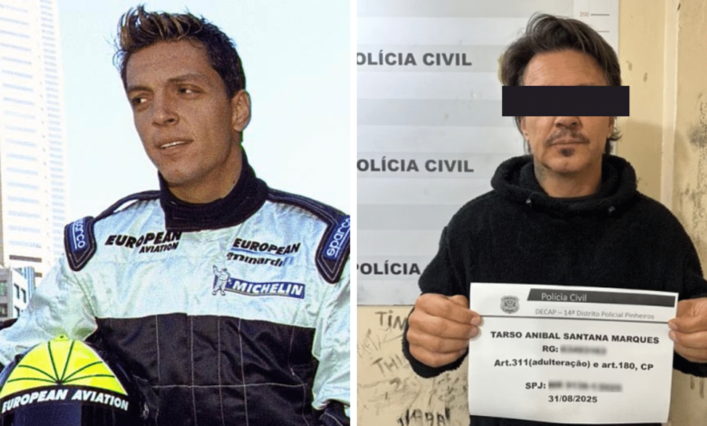 El ex piloto de Minardi en la Fórmula 1, Tarso Marques, fue detenido en San Pablo por circular con un Lamborghini robado y con millonarias deudas fiscales. Su carrera deportiva estuvo marcada por sanciones, entre ellas un caso de dopaje que lo apartó de las pistas.