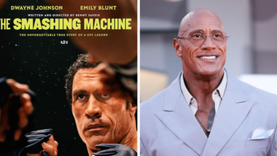 Dwayne Johnson sorprende con un giro actoral en The Smashing Machine, un drama biográfico que retrata la vida del peleador de la UFC Mark Kerr y que ya es señalado como posible contendiente al Oscar 2026.