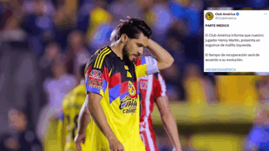 Duro golpe para el América Henry Martín se lesiona de nuevo tras reaparecer en el Clásico Nacional