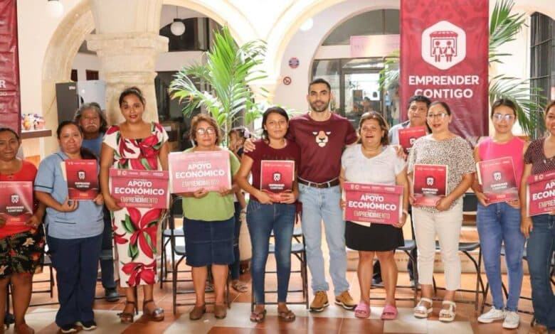 Emprendedores de Campeche reciben apoyo del Bienestar