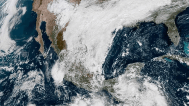 Frente frío y onda tropical causan lluvias intensas en gran parte del país