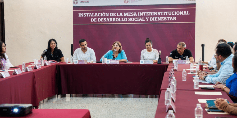 Gobierno de Campeche impulsa mesas interinstitucionales para reforzar la política social