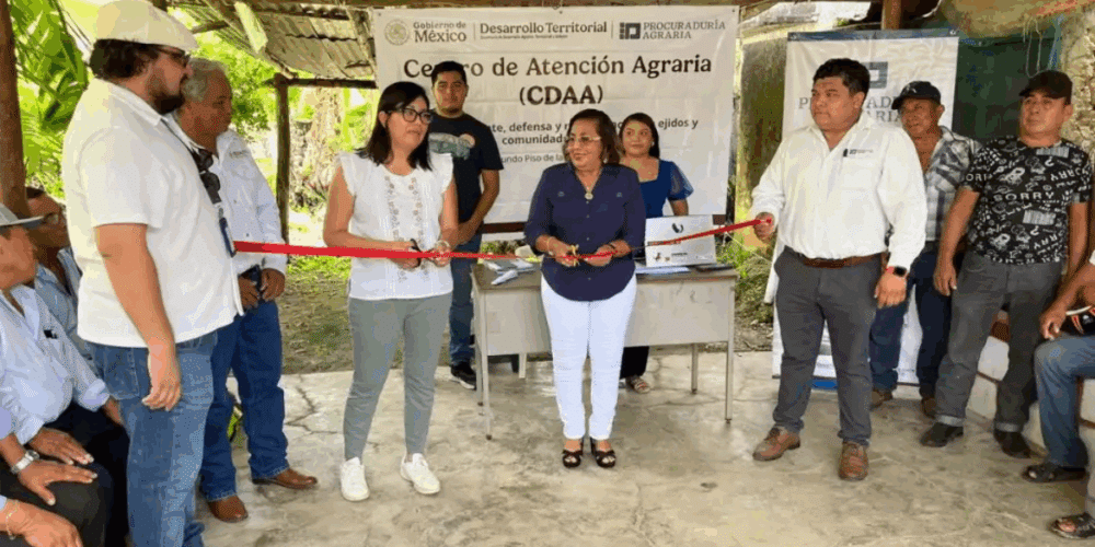 Gobierno federal inaugura Centro de Atención Agraria en Hopelchén, Campeche