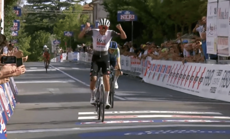 Isaac del Toro hace historia y se convierte en el primer latinoamericano en ganar el GP Industria & Artigianato