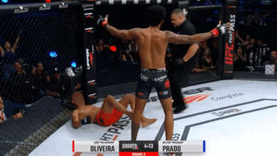 Polémica en Shooto Brasil árbitro permitió que un luchador recibiera golpes tras un nocaut