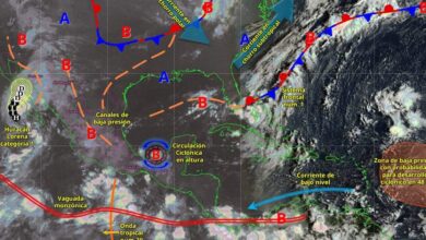 Pronóstico del clima 4 de septiembre Caluroso y con posibles lluvias en algunas zonas del sureste