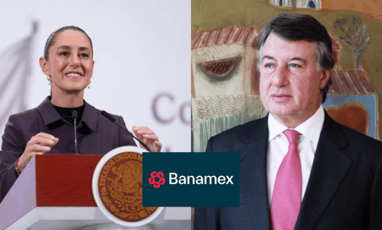 Sheinbaum celebra regreso parcial de Banamex a manos de un empresario mexicano