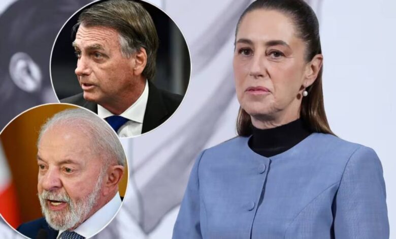 Sheinbaum evita pronunciarse sobre Bolsonaro y refrenda apoyo a Lula