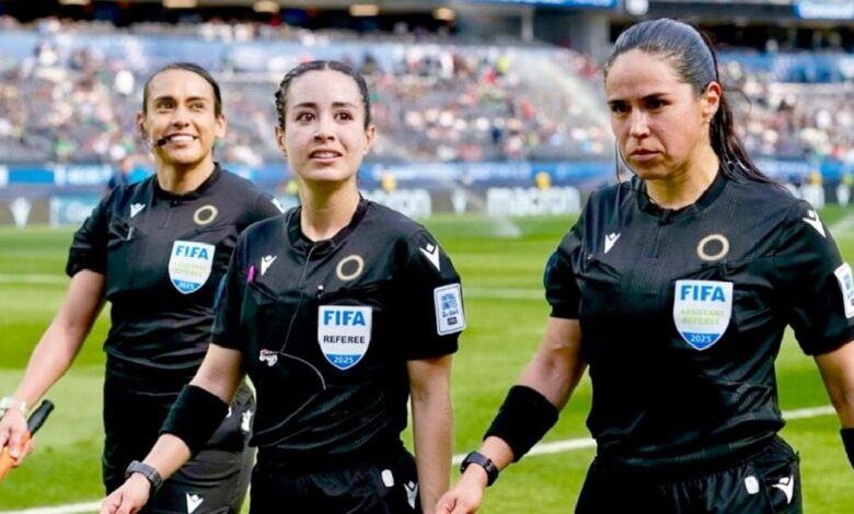 Tripleta mexicana de árbitras hace historia en el Mundial Sub-20 (Foto de internet)