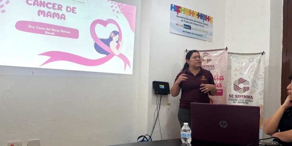 Acciones contra el cáncer de mama en Campeche durante octubre