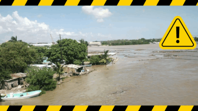 Alerta máxima en Tamaulipas Evacuan a 20 familias de Tampico por el desbordamiento del río Pánuco
