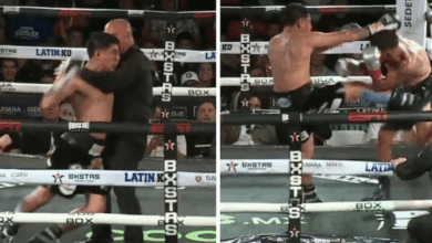 Ángel “Tashiro” Fierro descalificado por patear a Abraham Cordero en Tijuana