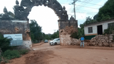 Arco Maya de más de 140 años en San Antonio Yaxché en riesgo por lluvias