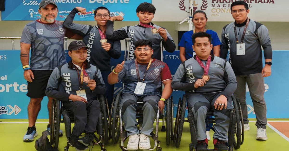 Campeche brilla en parapowerlifting con cuatro oros en la Paralimpiada