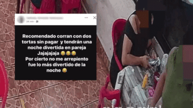 Comercio en Campeche exhibe a pareja que se fue sin pagar y se burla del robo