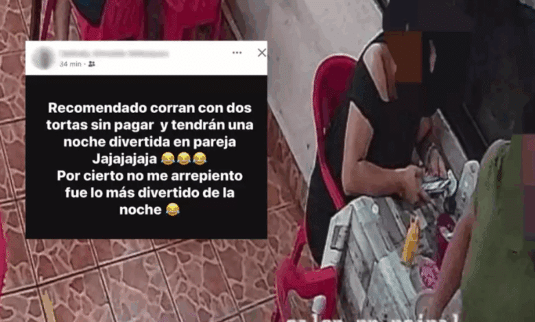 Comercio en Campeche exhibe a pareja que se fue sin pagar y se burla del robo