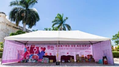Congreso de Campeche se convierte en centro de acopio
