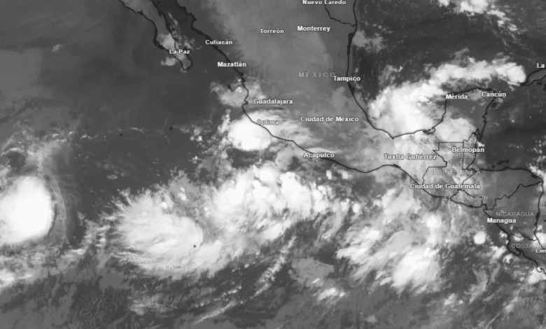 El ciclón Priscila se acerca a México y amenaza con lluvias intensas y fuertes vientos (Foto por ámbito)
