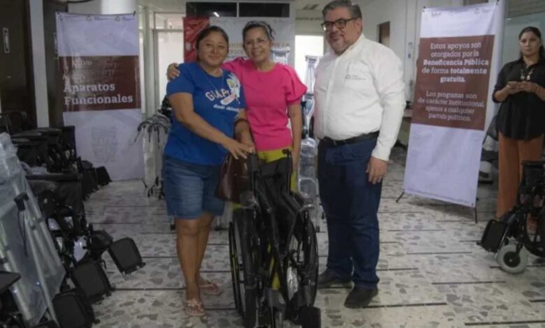 Entrega de aparatos funcionales continúa en comunidades vulnerables de Campeche