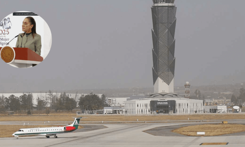 La defensa del AIFA Presidenta Sheinbaum rechaza la medida de EE. UU. y la califica de unilateral