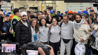 Llegan a México los seis mexicanos detenidos en Israel tras misión humanitaria en Gaza