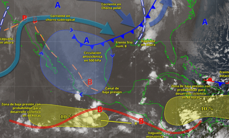 Lluvias intensas en Veracruz, Oaxaca, Chiapas, Tabasco y Campeche