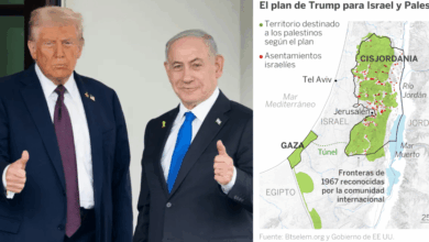 Los puntos más conflictivos del plan de paz de Trump para Gaza (Foto por Swissinfo y El País)