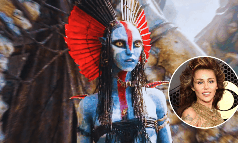 Miley Cyrus causa furor con su inesperada llegada a Avatar 3