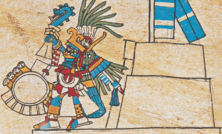 En la vasta mitología mexica, Huitzilopochtli destaca como una de las deidades más poderosas y veneradas. Su nombre, que significa "Colibrí del Sur" en náhuatl, refleja su asociación con el sol y la guerra, siendo considerado el dios principal del pueblo mexica y patrón de su capital, Tenochtitlan.