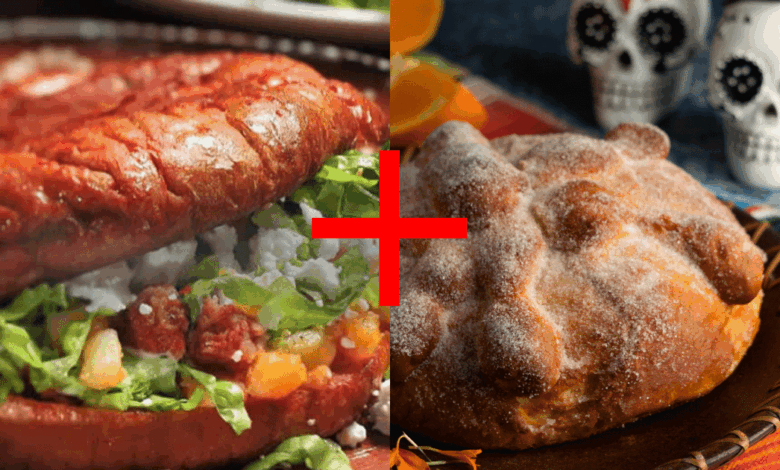 La creatividad culinaria mexicana no tiene límites, especialmente en vísperas del Día de Muertos. La nueva sensación viral es el "Pambamuerto", un platillo que combina la tradicional forma del icónico pan de la ofrenda (con sus característicos "huesitos") con el sabor intenso y salado de un pambazo.