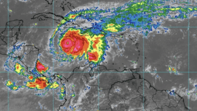 SRE alerta a mexicanos en Jamaica por el avance del huracán Melissa