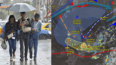 Se esperan lluvias intensas y tormentas en 5 estados del país