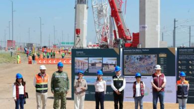 Sheinbaum supervisa avance del Tren México–Pachuca en Edomex
