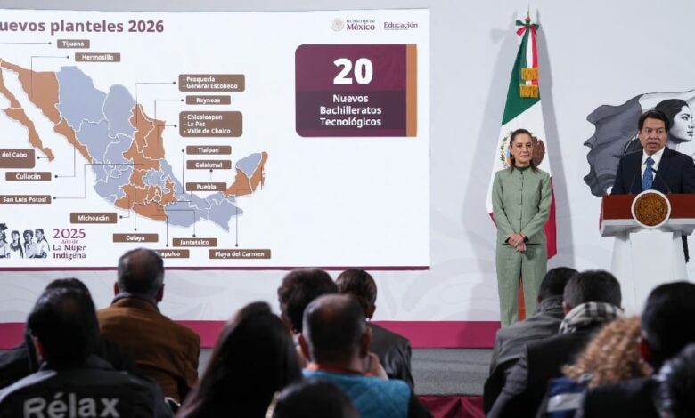 Gobierno de México: en 2026, se crearán 130 nuevas preparatorias en 110 municipios