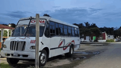 Antiguos camiones urbanos de Campeche ahora se venden recuerdos que ruedan