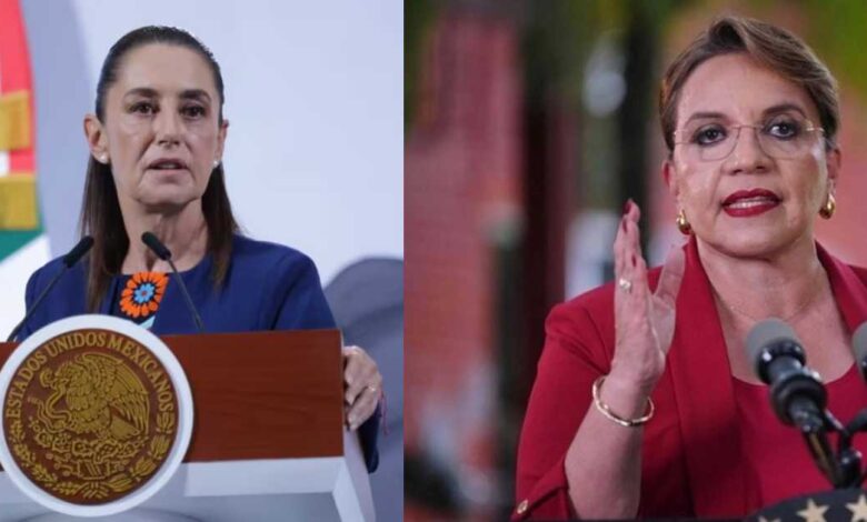 Claudia Sheinbaum anuncia reunión con su homóloga de Honduras