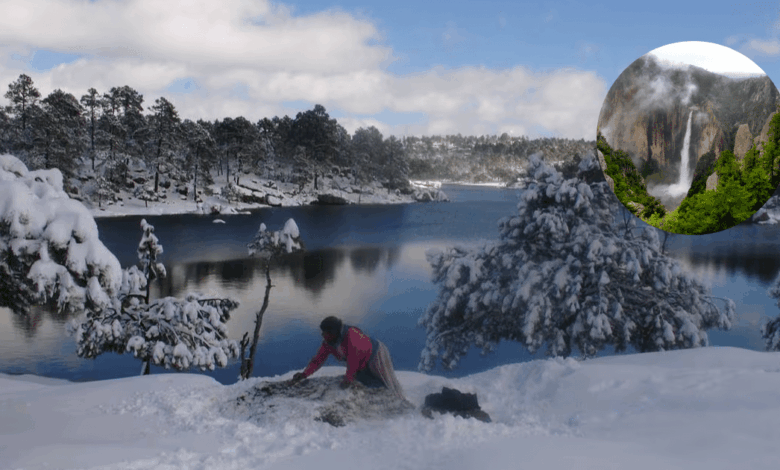 El secreto nevado de México La Navidad blanca en las Barrancas del Cobre
