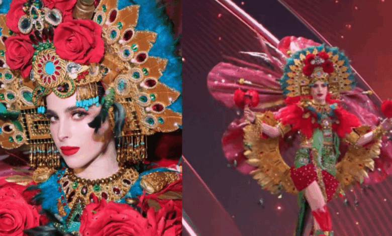 Fátima Bosch deslumbra en la Gala de traje típico 2025