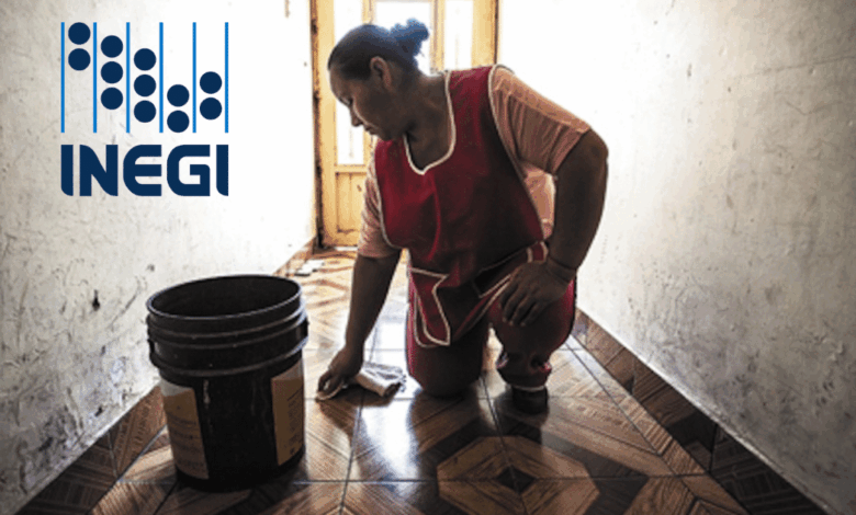 Mujeres aportan 72% del valor del trabajo doméstico y de cuidados, según Inegi